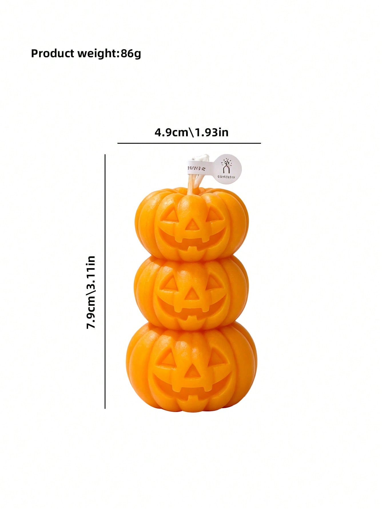 1 buah Lilin Berbentuk Labu 3- - Home Fragrance Gift ulasan dan harga