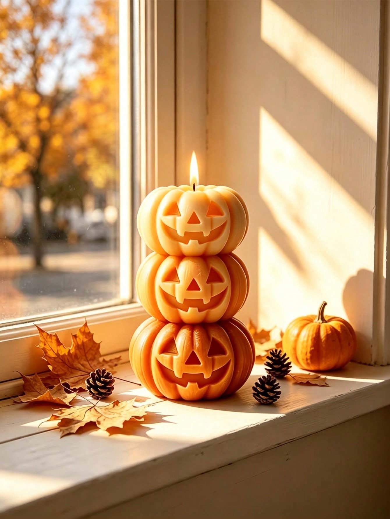 1 buah Lilin Berbentuk Labu 3- - Home Fragrance Gift ulasan dan harga